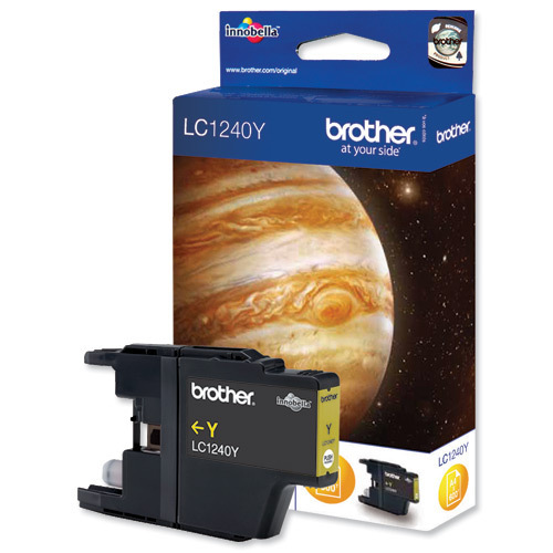 Картридж для принтера и МФУ Brother LC1220Y желтый для MFC-J430W/J825DW/DCP-J525W черный (300 стр)