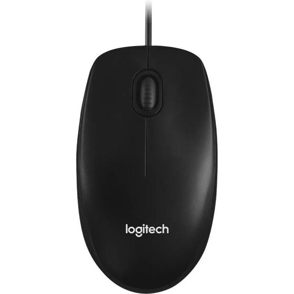 Мышь Logitech M100 оптическая, проводная, USB 1.1, черный 910-006766